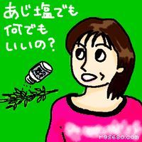 あじ塩でも何でもいいの?